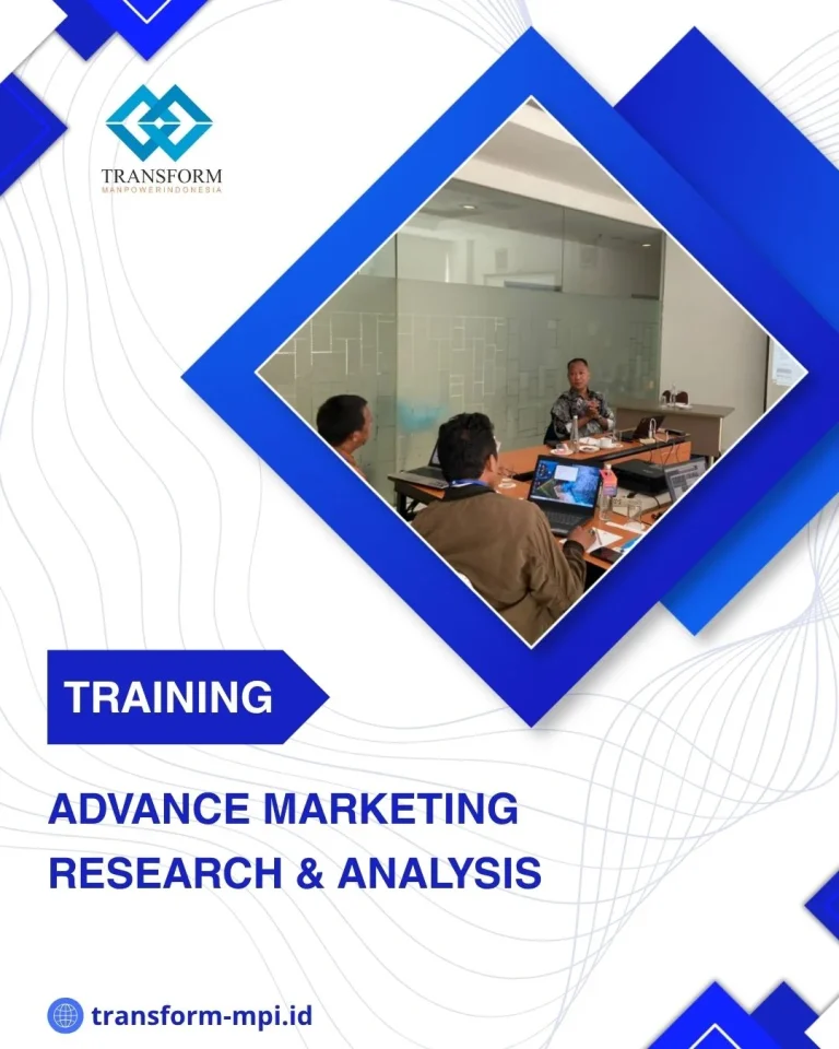 TRAINING ADVANCE MARKETING RESEARCH & ANALYSIS DI JAKARTA